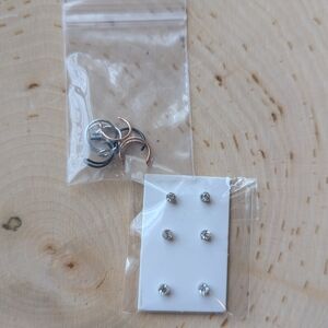 Fake Nose Rings, Set Of 12